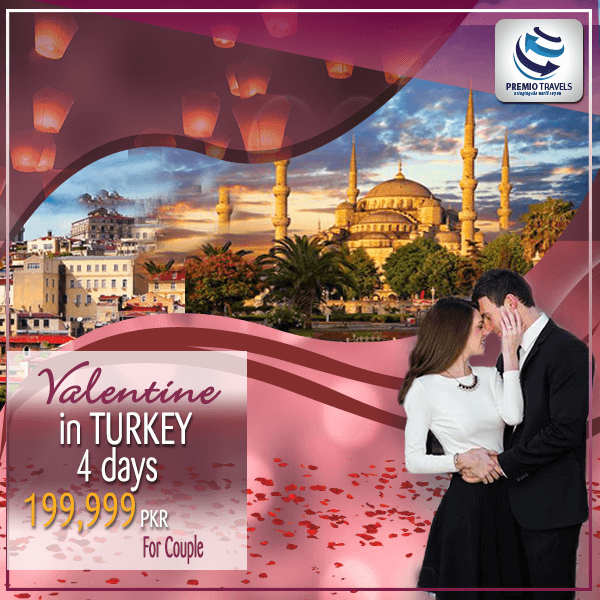 Valentine In Turkey Holiday Travel and Tour Package 2018