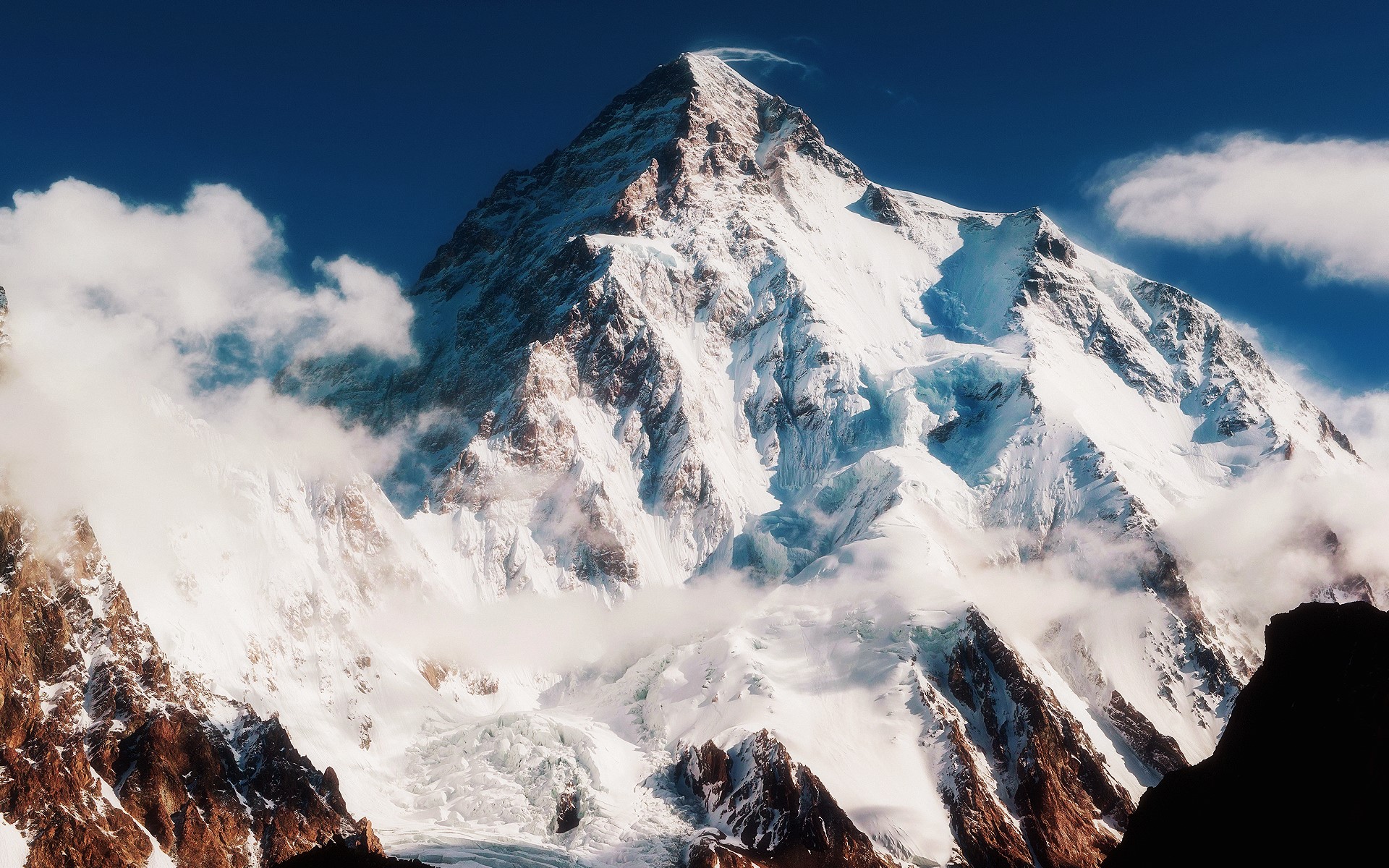 Second highest tallest peak K2 mountain